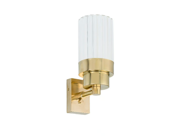 TIMELESS CANNETÉ 250 - Brass and glass wall lamp by Il Bronzetto - view 2